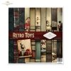 robot, prezenty, święta, vintage, retro, Dziadek do Orzechów, wieniec, pomarańcze, szyszki, lalka, bombki, choinka, pluszowy królik, fotel, pociąg zabawkowy, baletnica, pozytywka, zasłony, konik na biegunach*robot, gifts, Christmas, vintage, retro, Nutcra